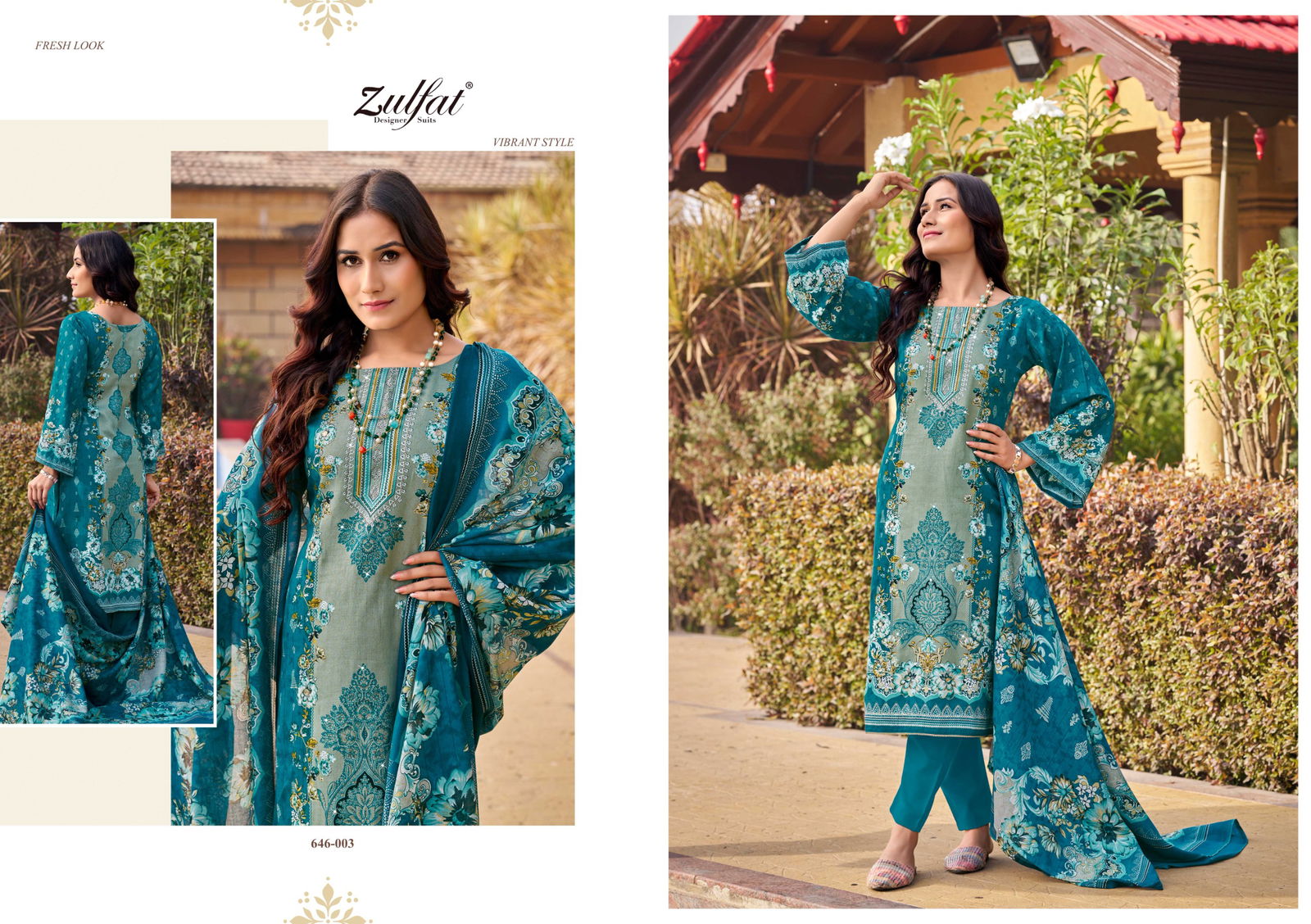 Raabta Vol 6 By Zulfat Jam Cotton Printed Dress Material Suppliers In India